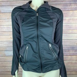 Lululemon Nothin But Run Black Zip Cinched Jacket